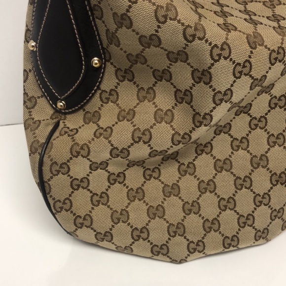 Gucci Natural Monogram Canvas Pelham Hobo Bag - Picture 7 of 14